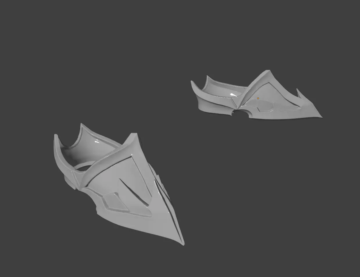 ICHIGOS BANKAI GREAVES AND SABATONS COVERS 3D print model_7