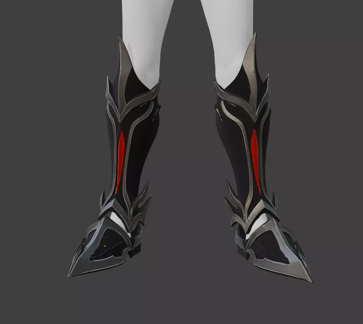 ICHIGOS BANKAI GREAVES AND SABATONS COVERS 3D print model_0