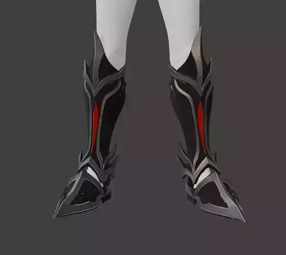 ICHIGOS BANKAI GREAVES AND SABATONS COVERS 3D print model ICHIGOS BANKAI GREAVES AND SABATONS COVERS 3D print model