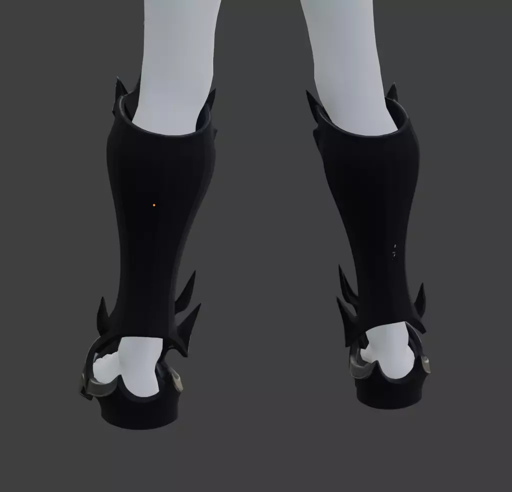 ICHIGOS BANKAI GREAVES AND SABATONS COVERS 3D print model_2