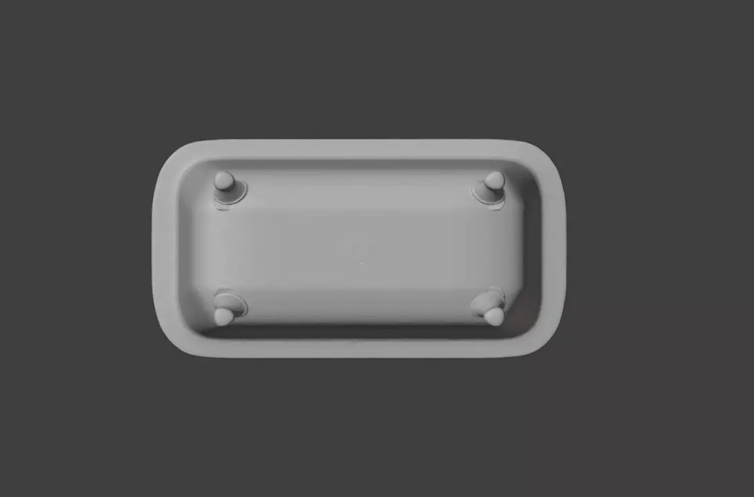 Rustic Repose Bathtub Low-poly 3D model_18