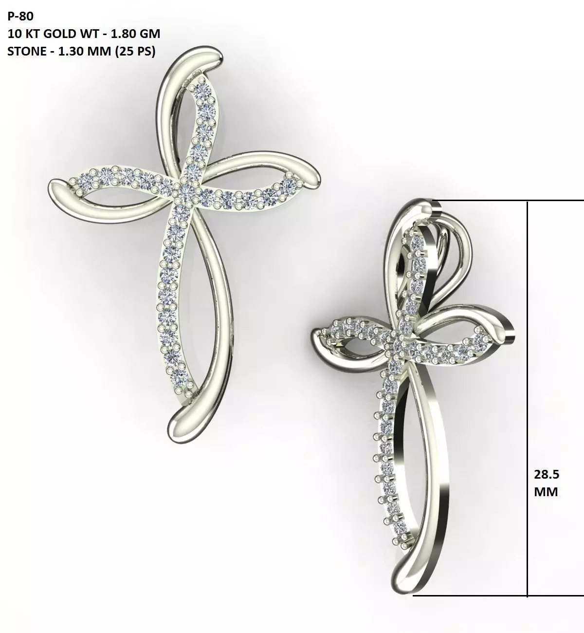 Holy Cross Pendant 3D print model