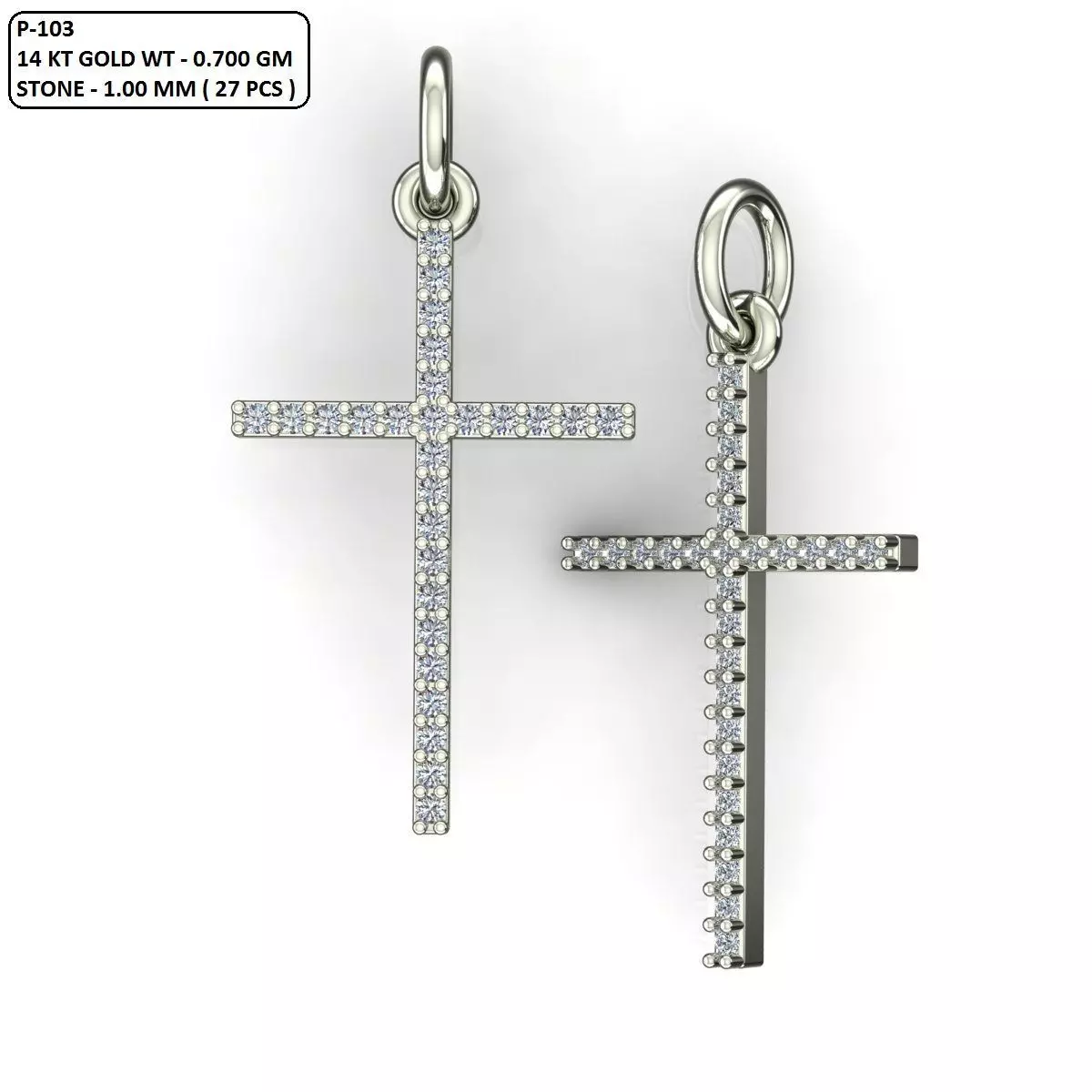 Holy Cross Pendant 3D print model