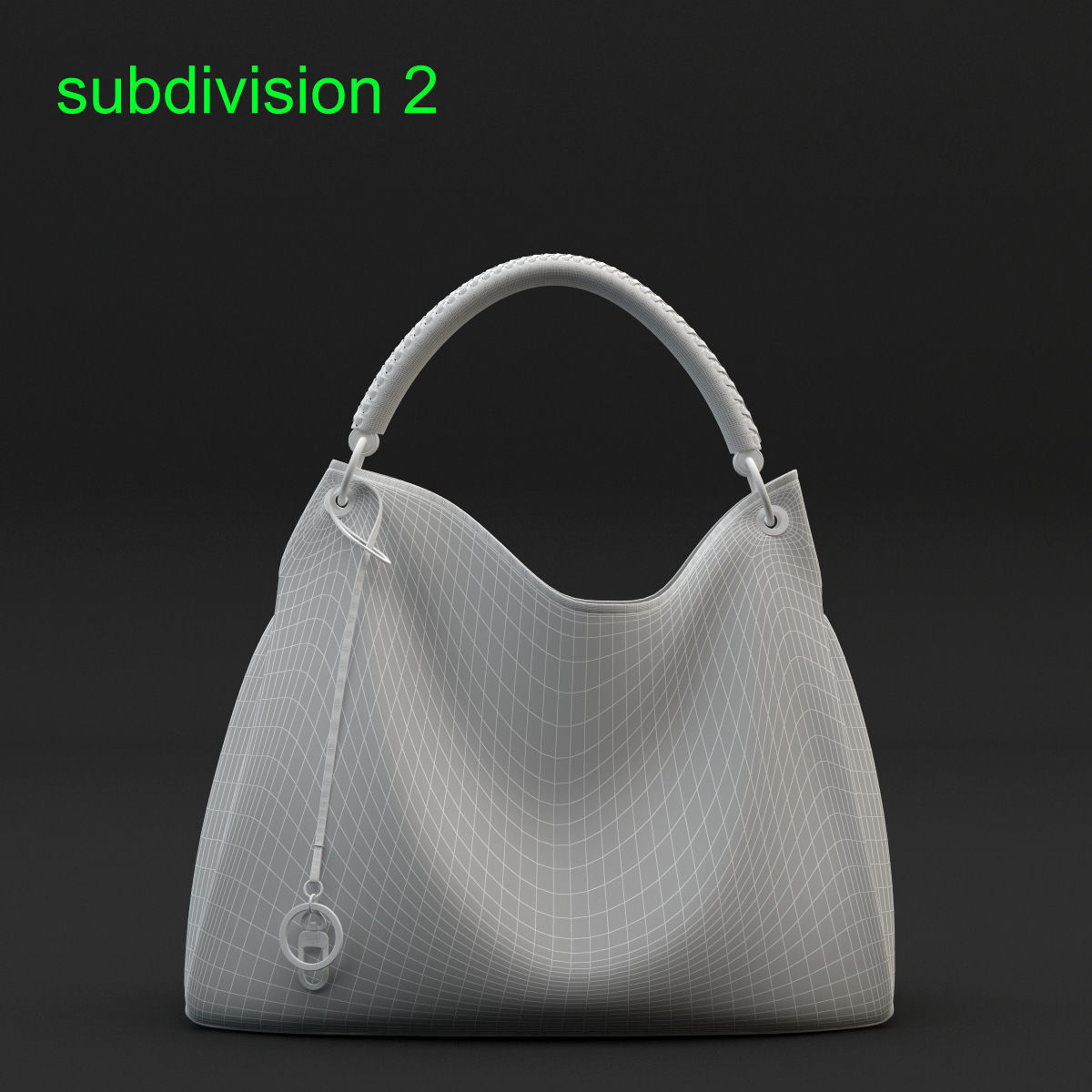 Bag Louis Vuitton Brown 3D model_6