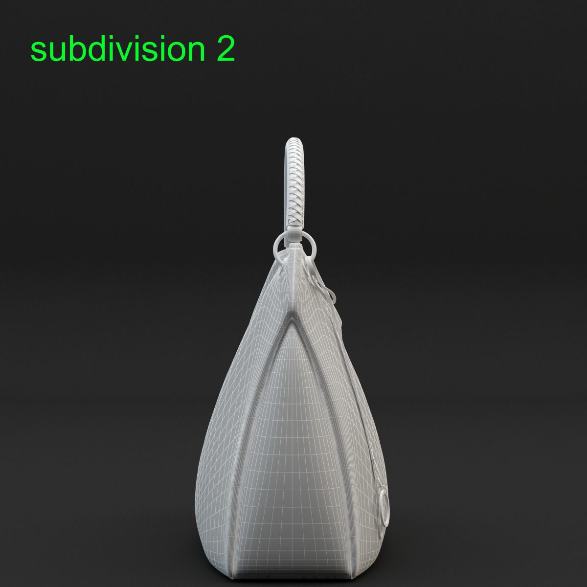 Bag Louis Vuitton Brown 3D model_5