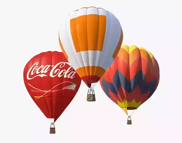 Air Balloon Set 2 3D model