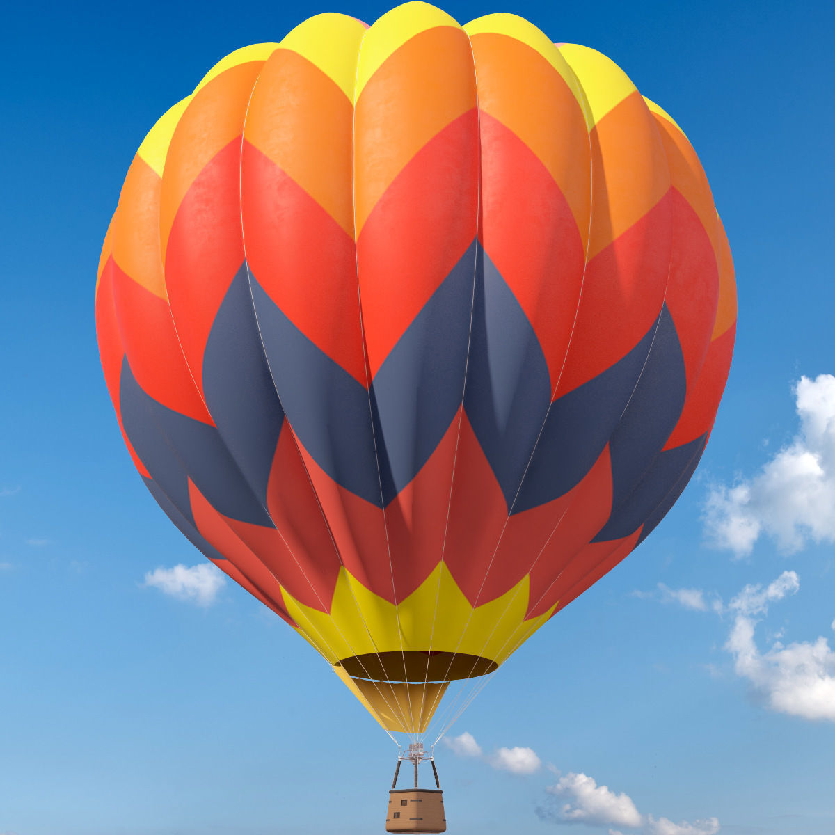 Air Balloon 3D model_11