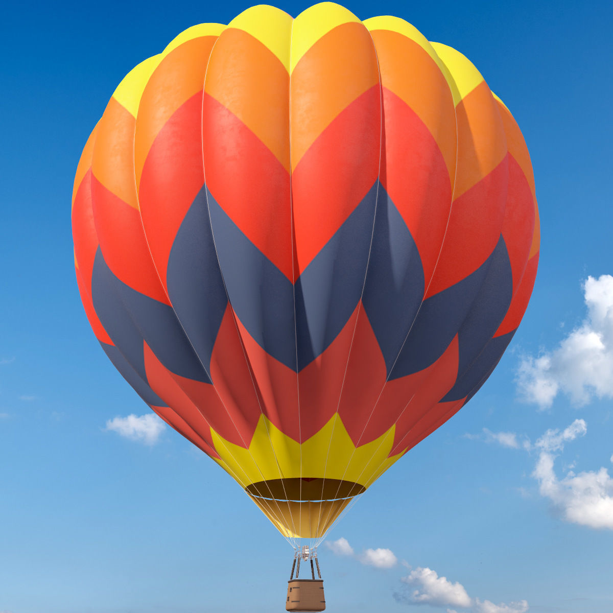 Air Balloon 3D model_9