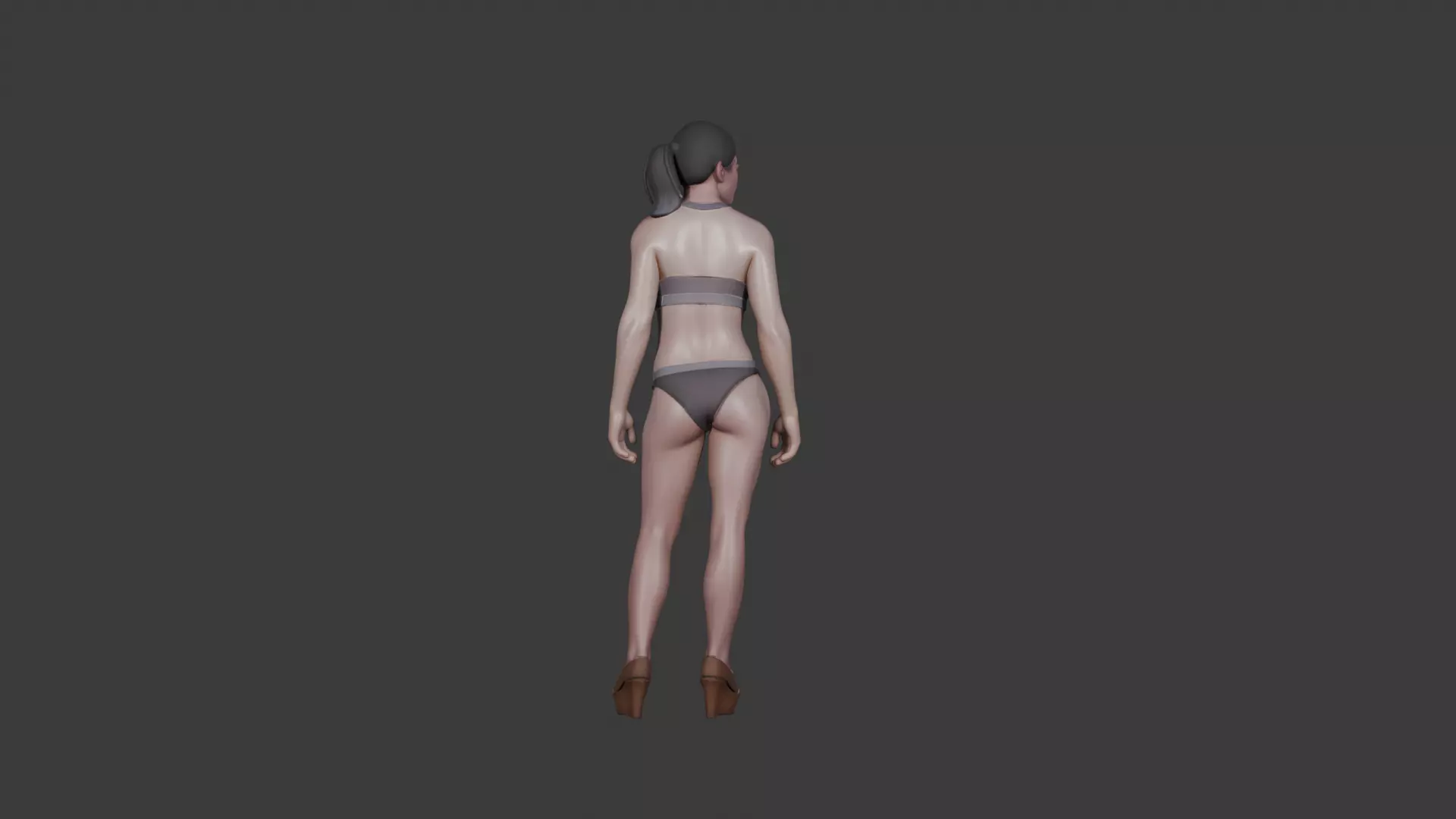 Female Character Stylized 3D Model 3D model_1