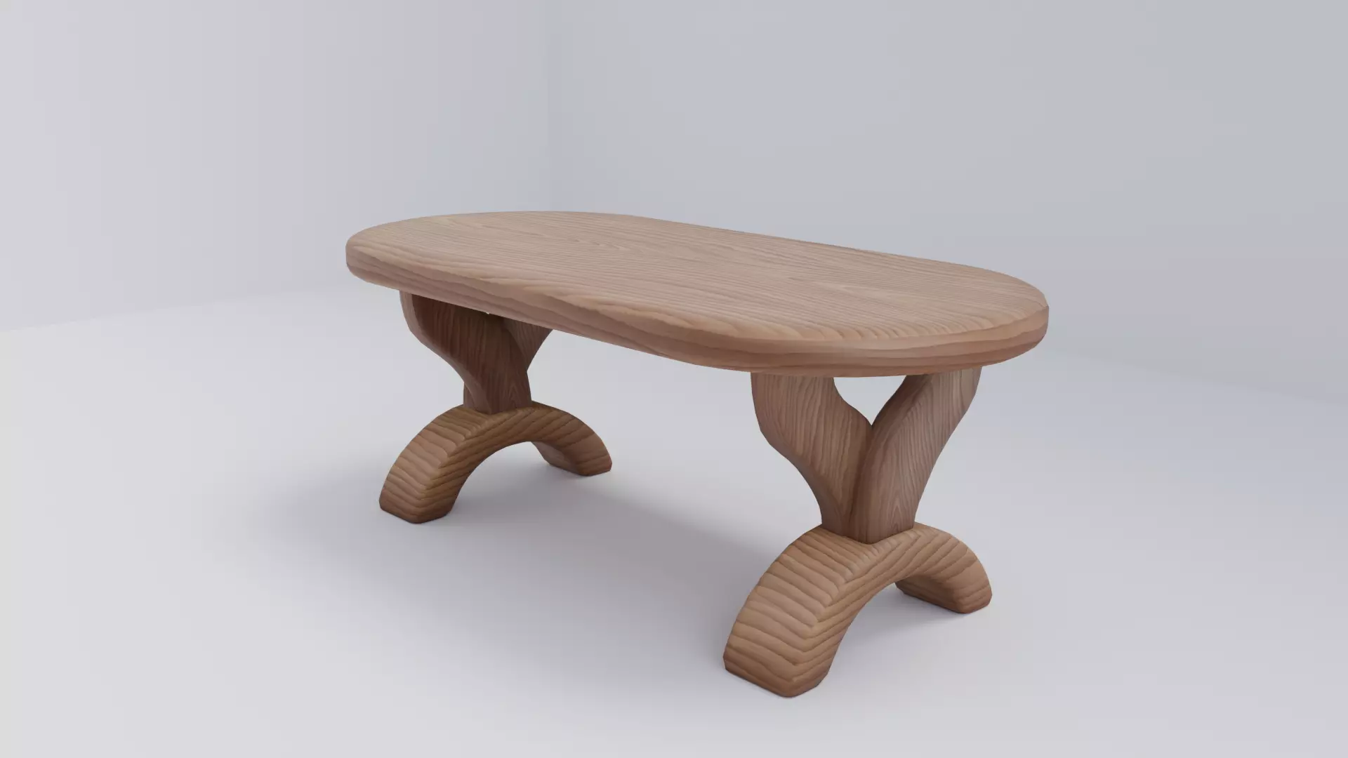 Table Low-poly 3D model_0