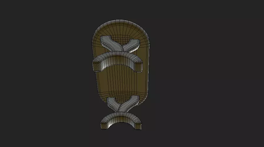 Table Low-poly 3D model_12