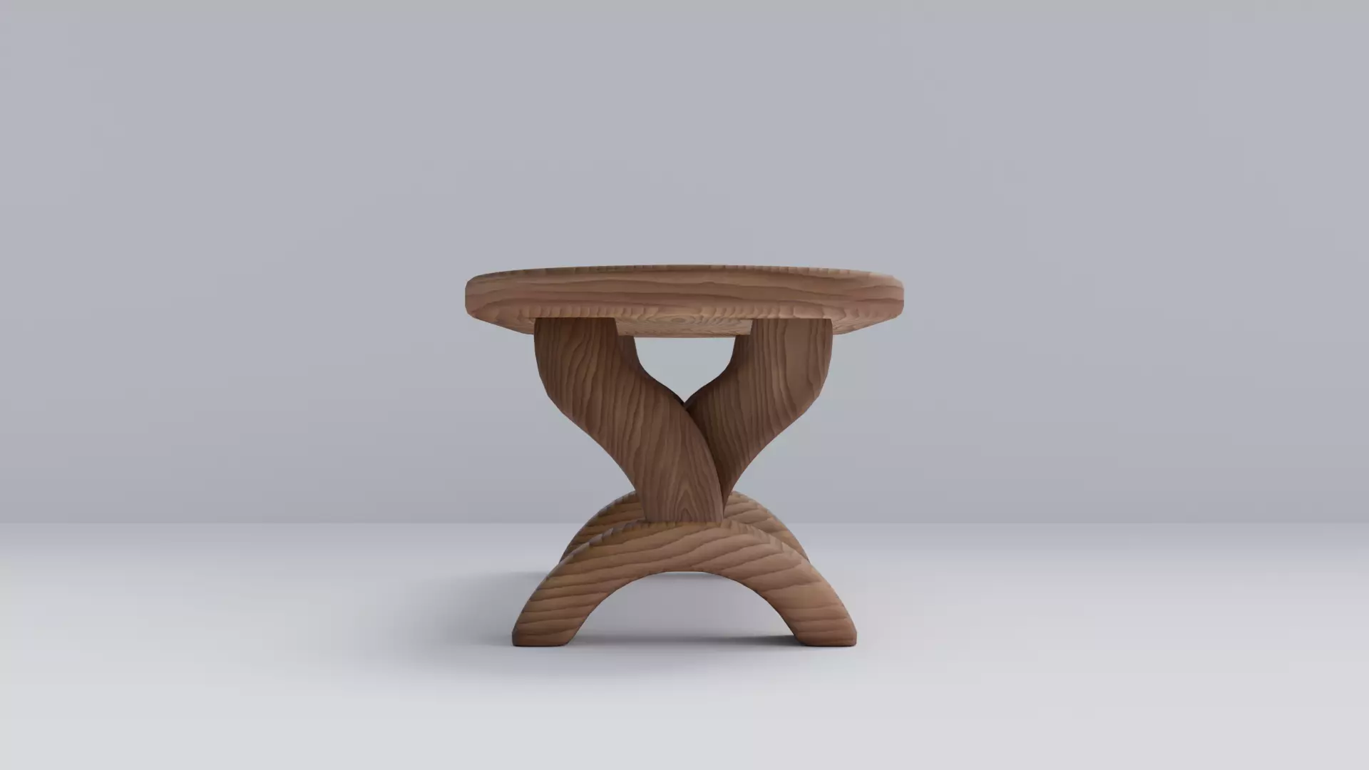 Table Low-poly 3D model_5