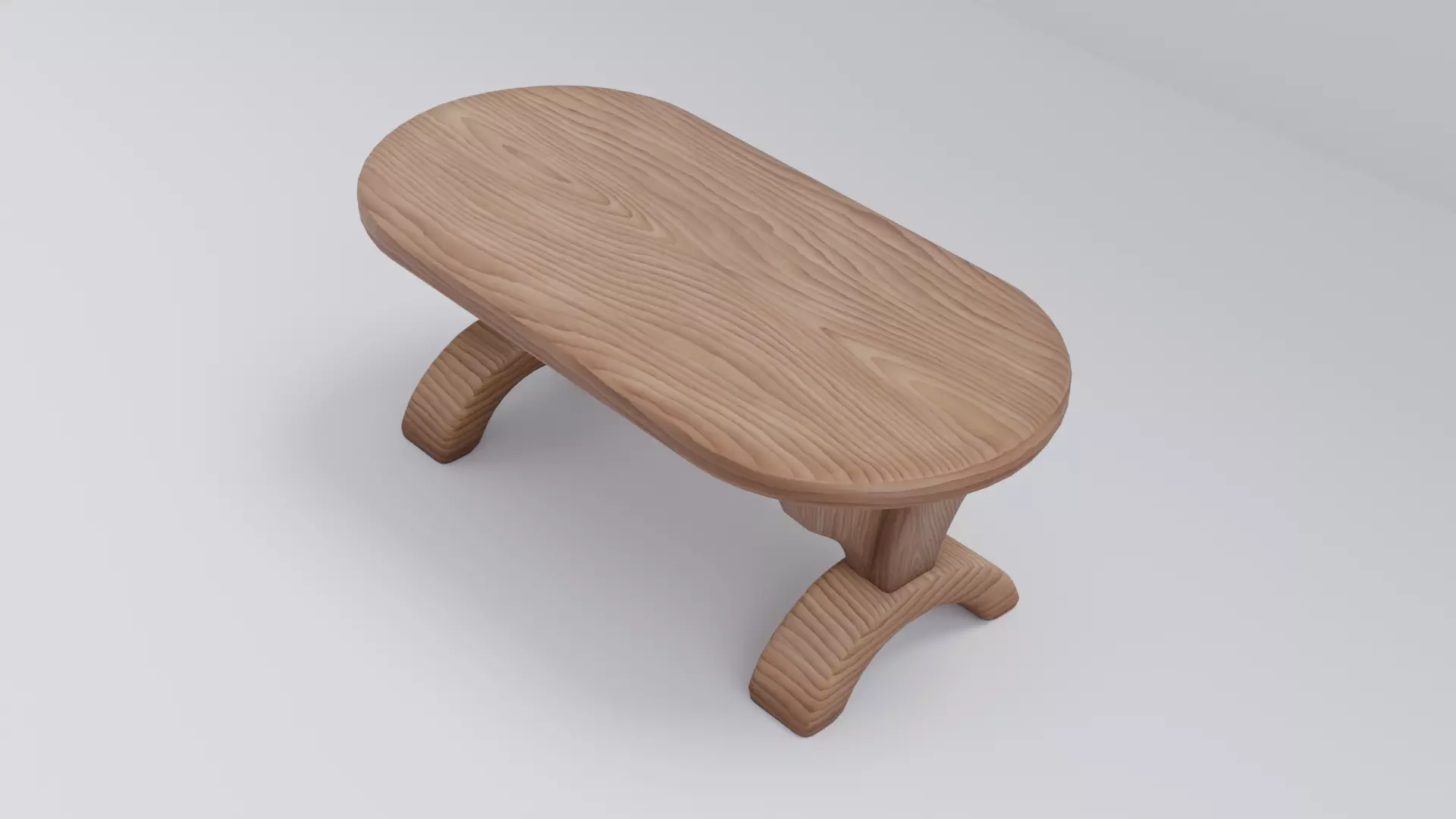 Table Low-poly 3D model_2