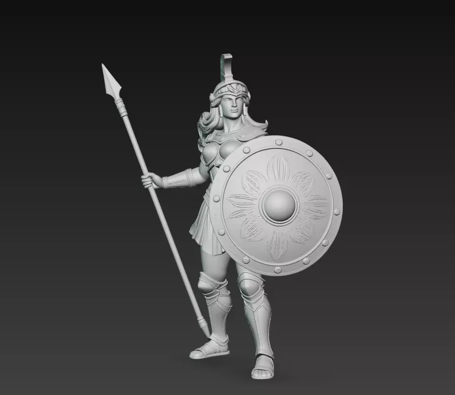 Divine Shieldmaidens - Mythic Warrior Sculpture Collection _13