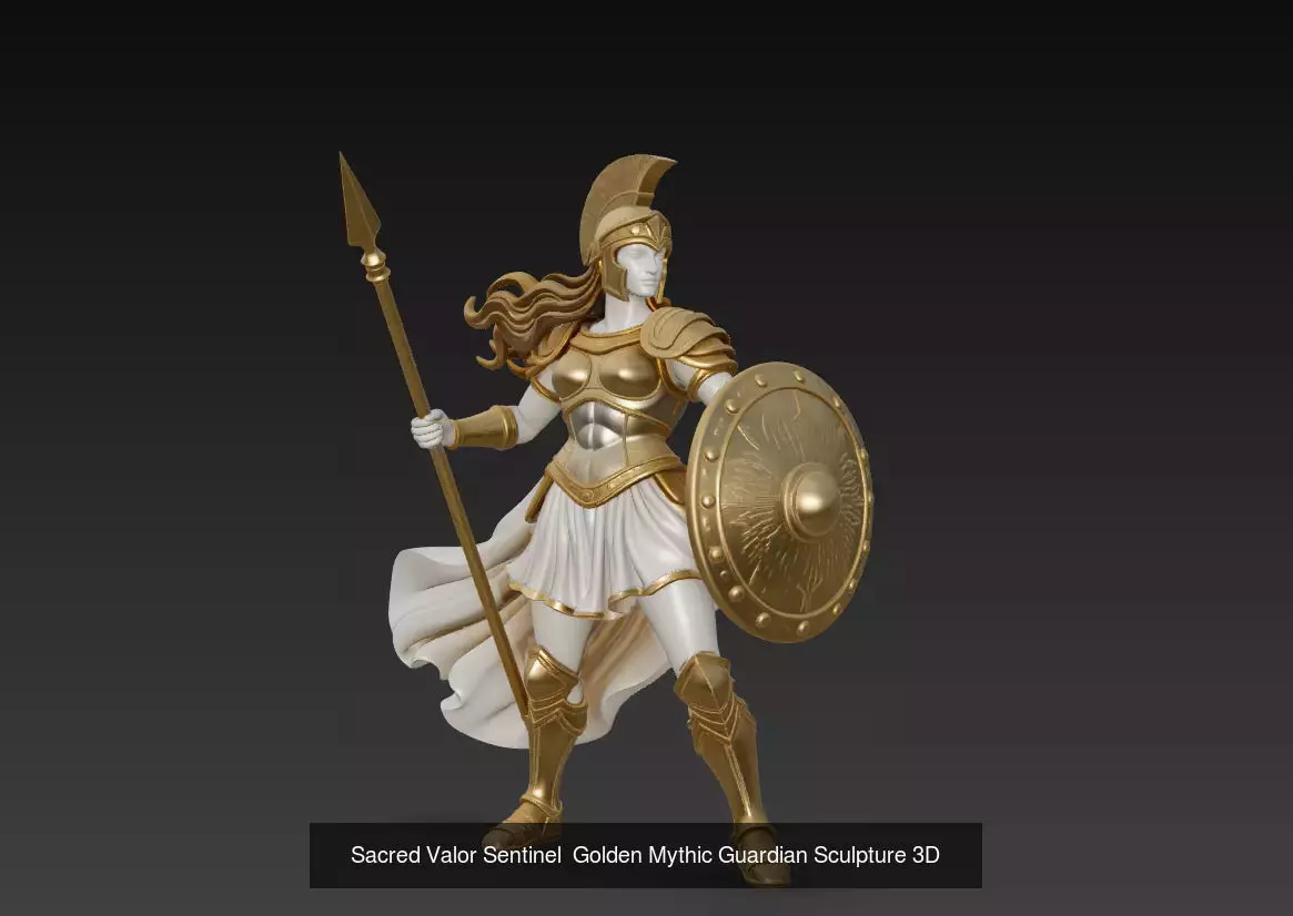 Divine Shieldmaidens - Mythic Warrior Sculpture Collection _3