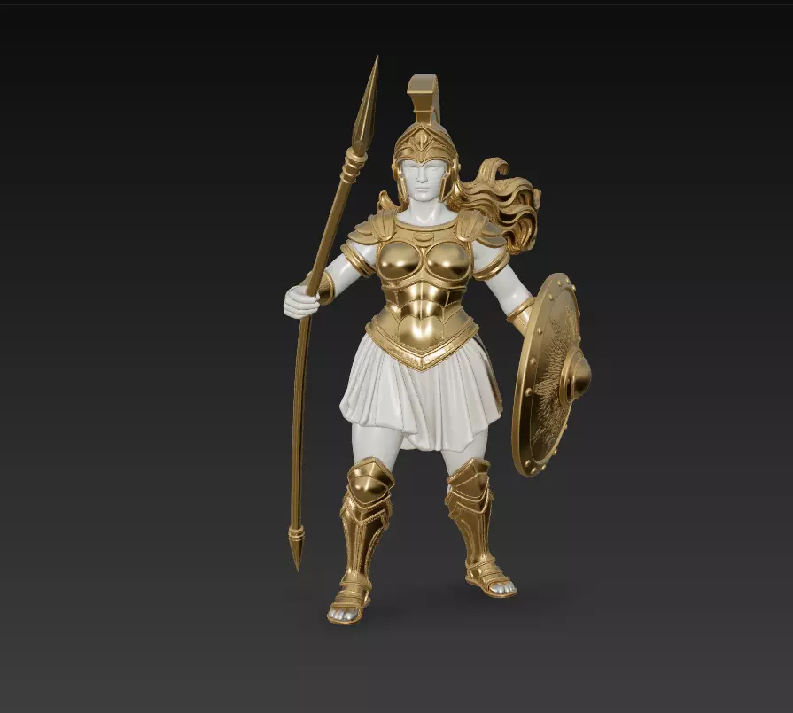 Divine Shieldmaidens - Mythic Warrior Sculpture Collection _6