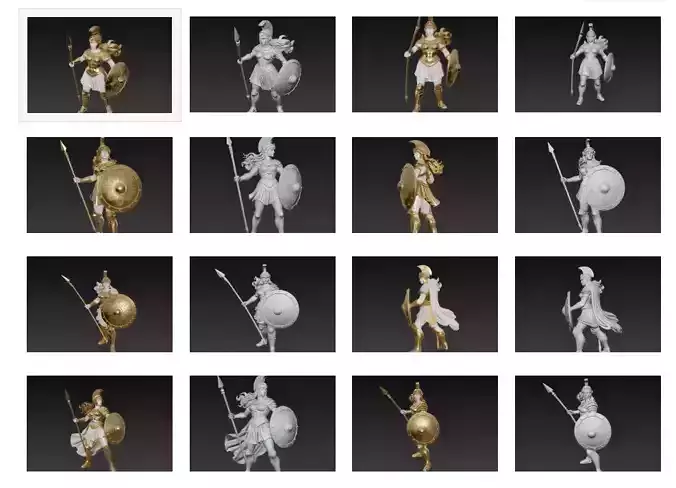 Divine Shieldmaidens - Mythic Warrior Sculpture Collection