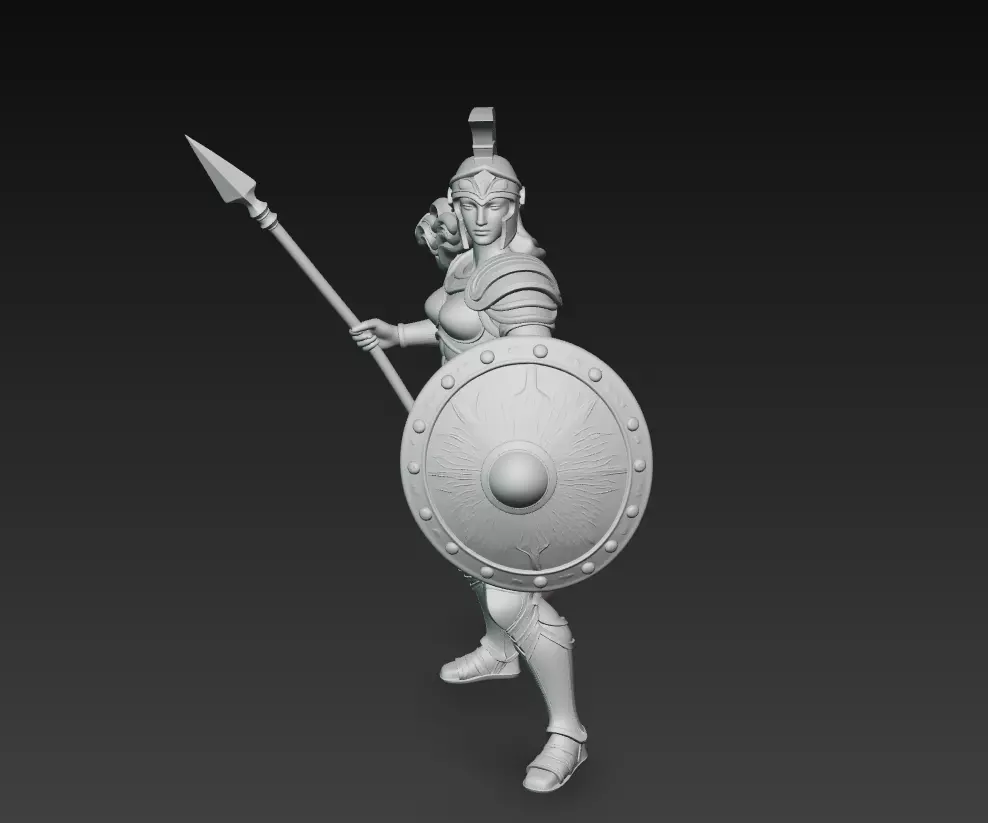 Divine Shieldmaidens - Mythic Warrior Sculpture Collection _21