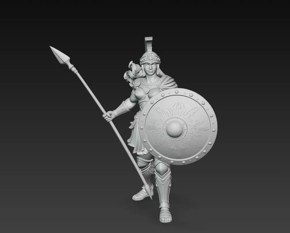 Divine Shieldmaidens - Mythic Warrior Sculpture Collection _15