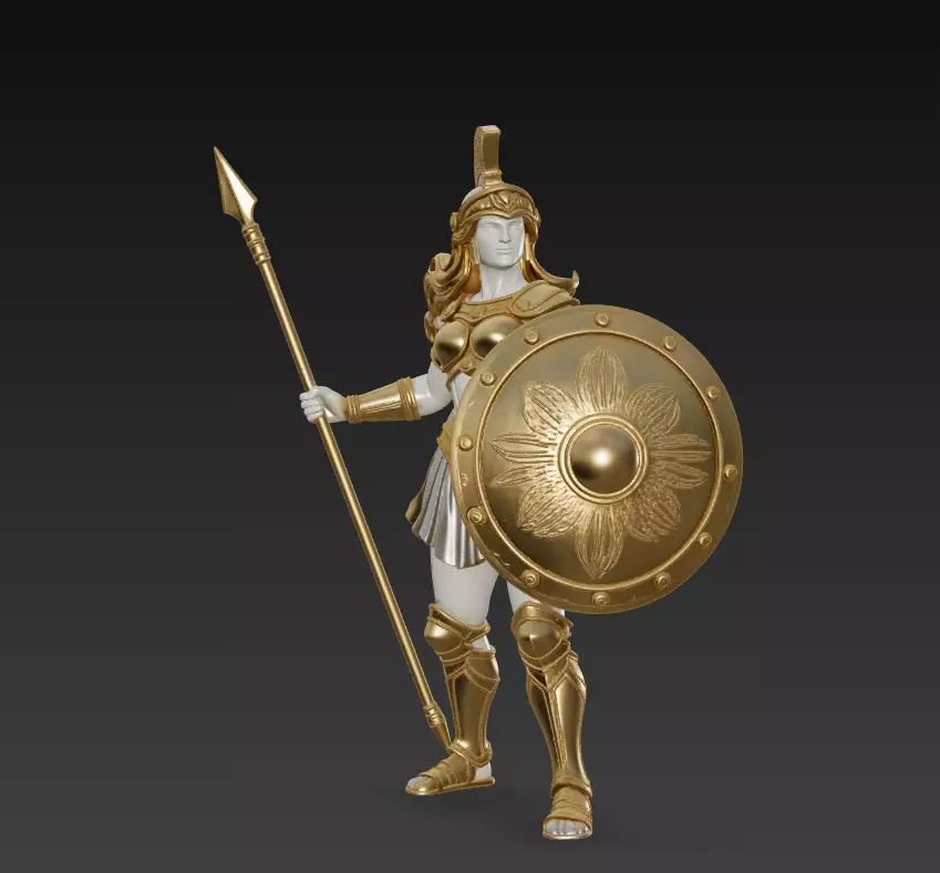 Divine Shieldmaidens - Mythic Warrior Sculpture Collection _10