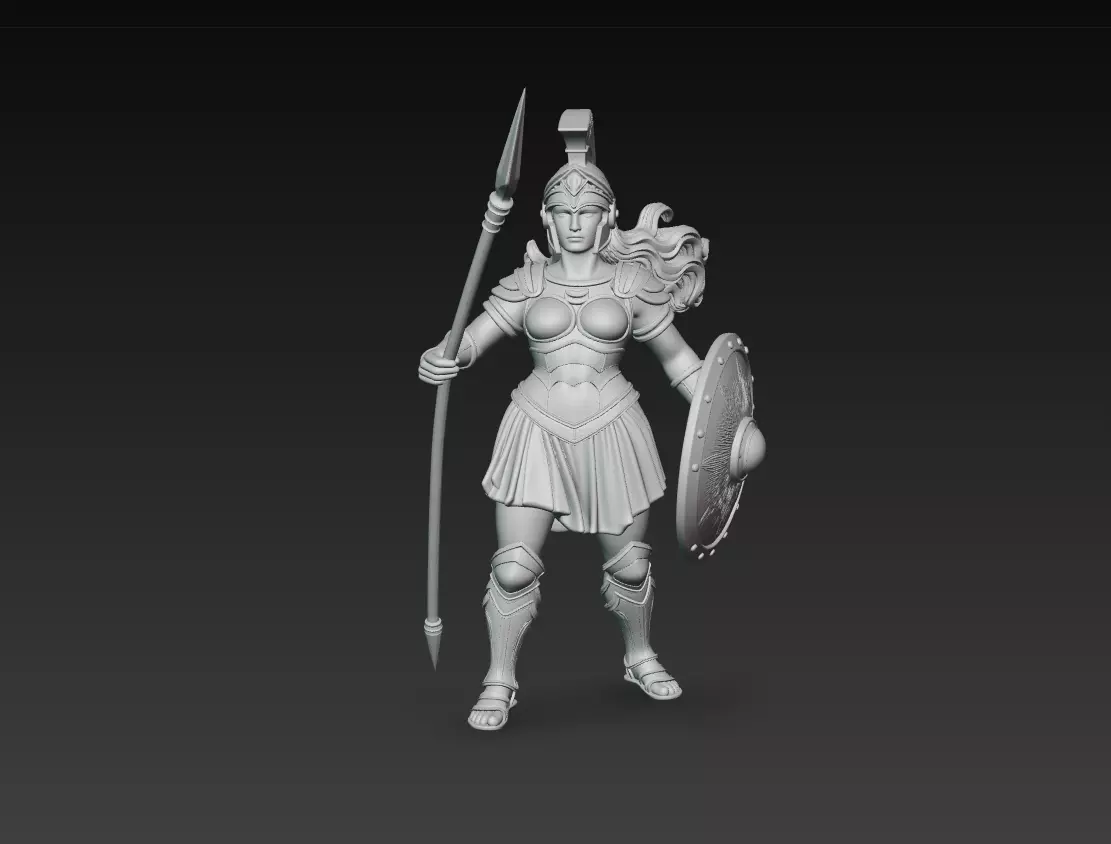 Divine Shieldmaidens - Mythic Warrior Sculpture Collection _8