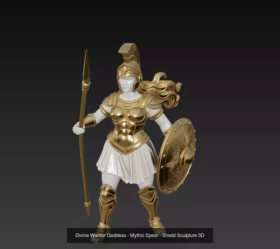 Divine Shieldmaidens - Mythic Warrior Sculpture Collection _9