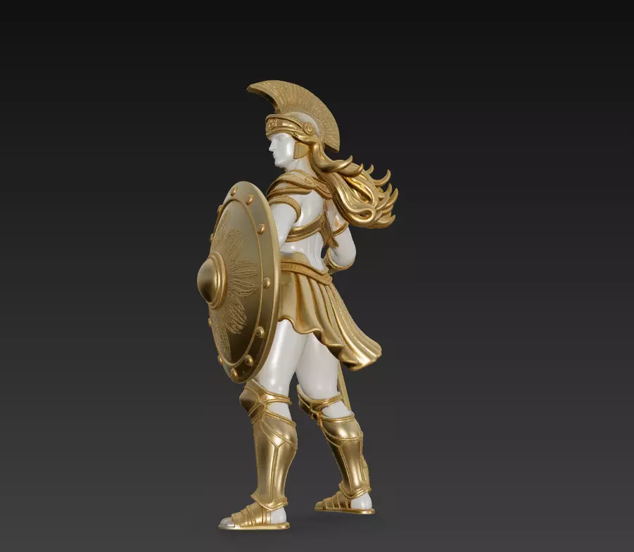 Divine Shieldmaidens - Mythic Warrior Sculpture Collection _12