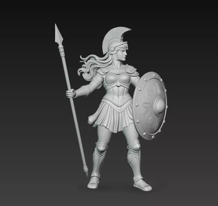 Divine Shieldmaidens - Mythic Warrior Sculpture Collection _11