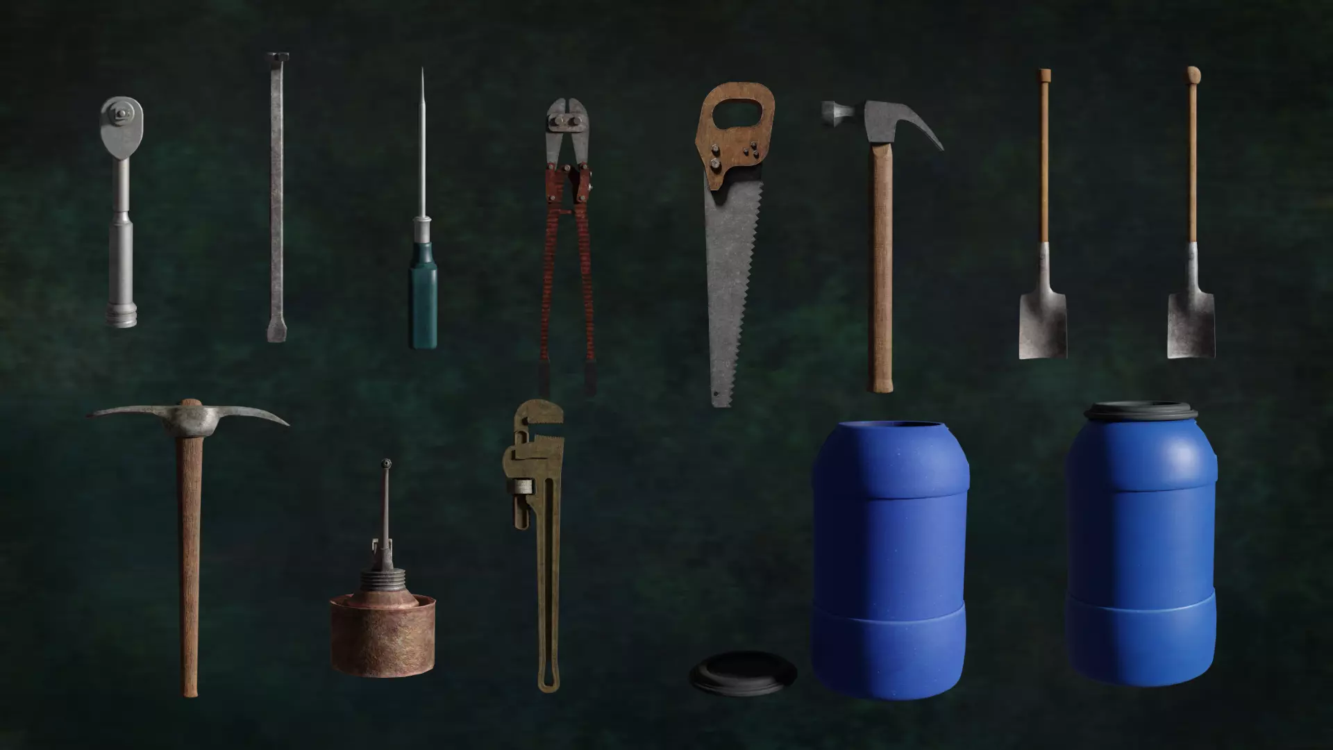 Hand Tools - ToolsM Series HandleItemMix  3D model_1