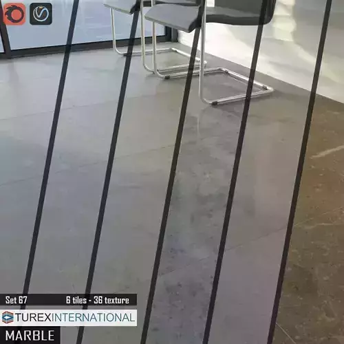 TUREX INTERNATIONAL Marble Tiles Set