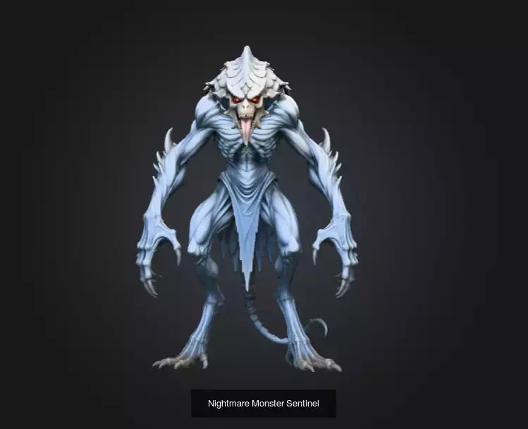 Monster Horde 3D Model Collection_9