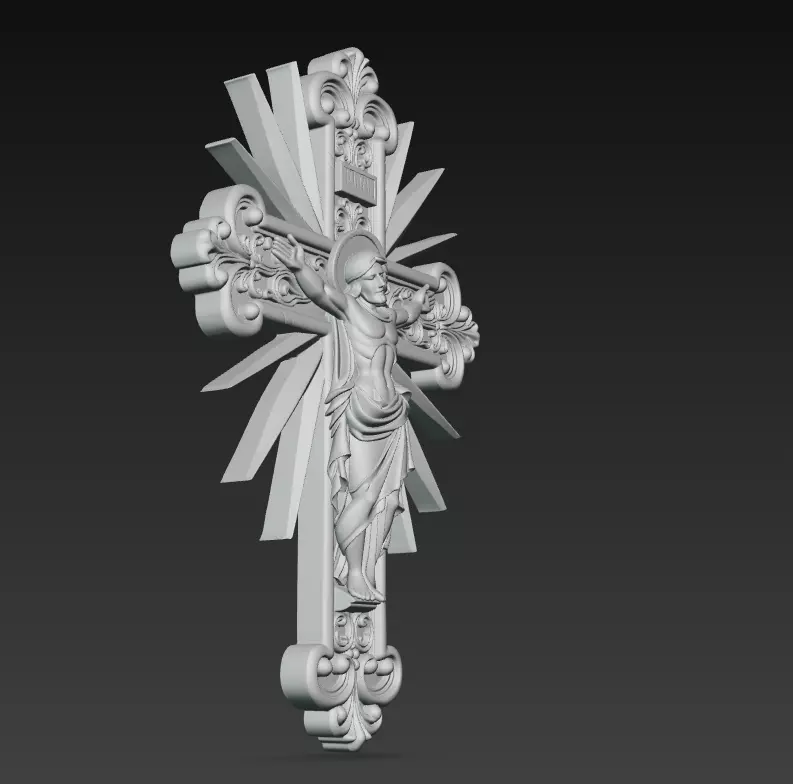 Sacred Radiant Cross Collection -Jesus Relief Pack 6 Models _9