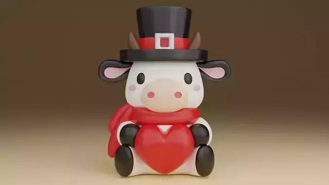 Christmas cow 05