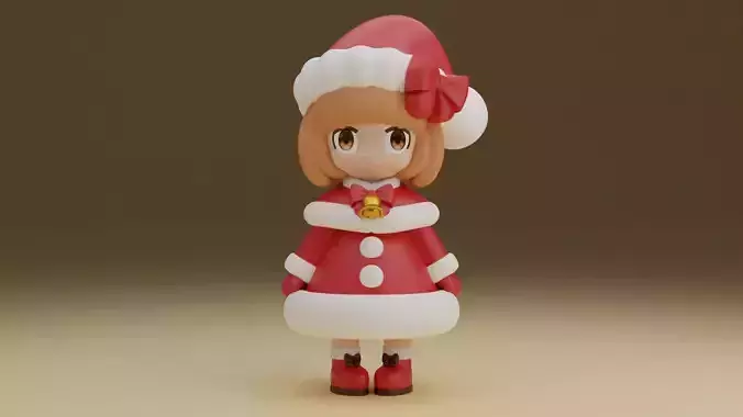 Christmas girl chibi 14