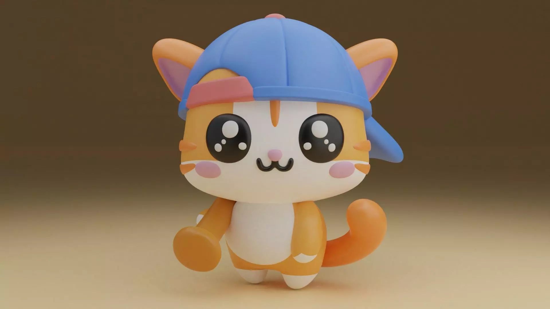 cat 55 3D print model_0