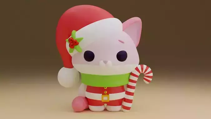 Christmas cat 50