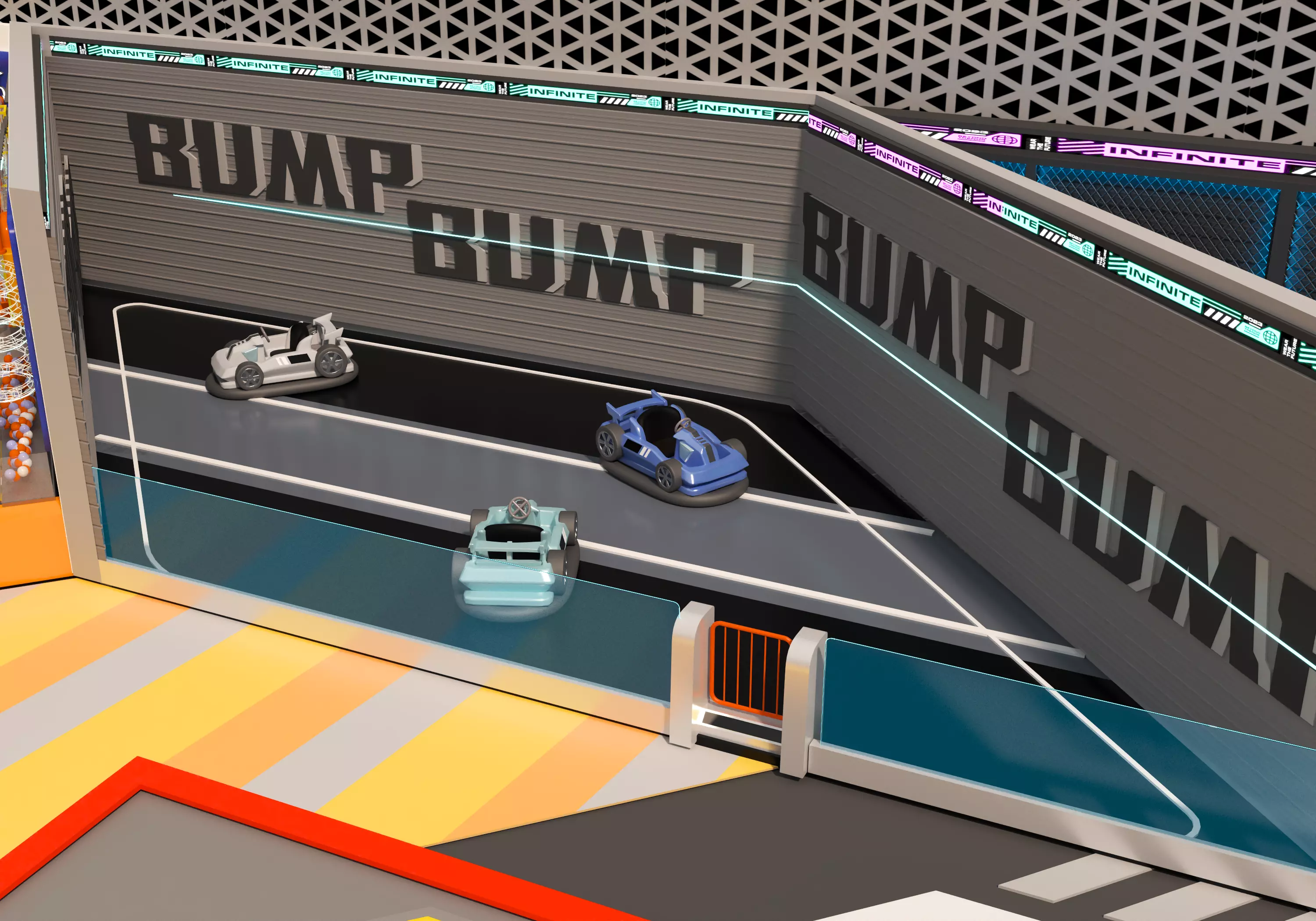 Children playground 02 Low-poly 3D model_14