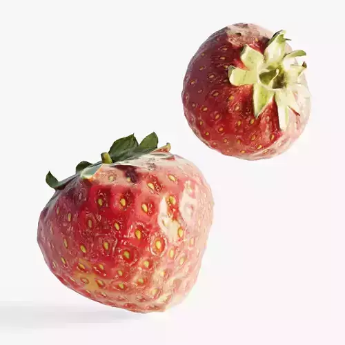 Scanned Strawberry Berry