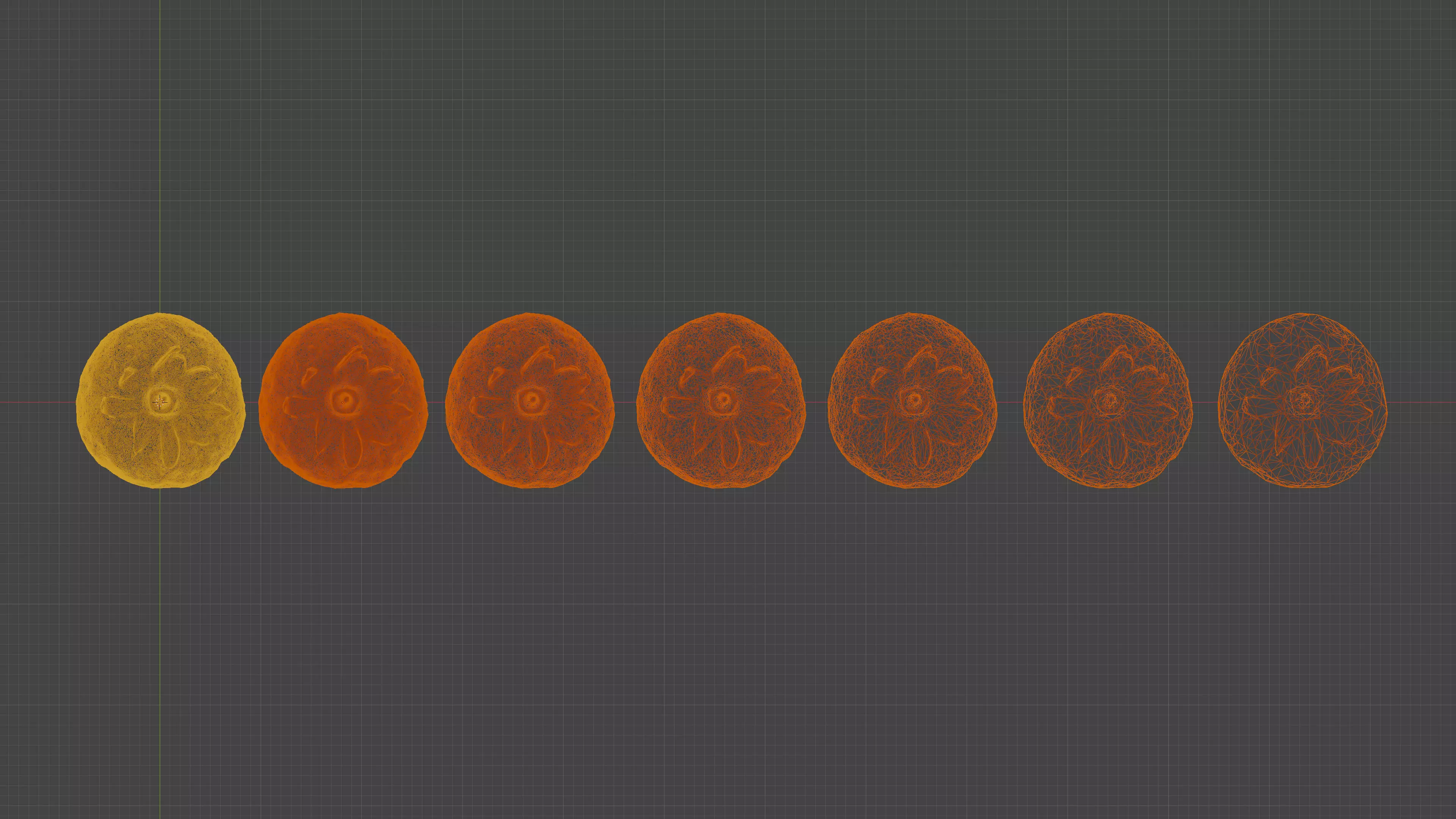 Scanned Strawberry Berry Low-poly 3D model_20