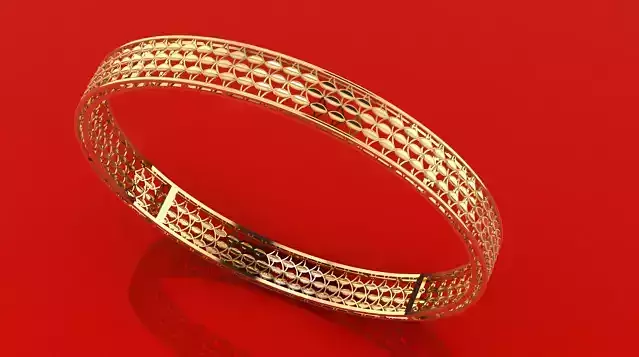 1303 gold bangle