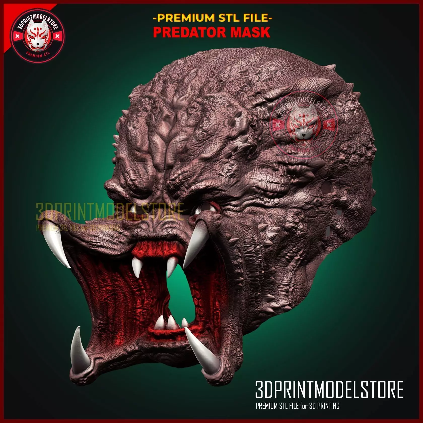 Predator Badlands Mask - Halloween Cosplay Helmet 3D print model_0