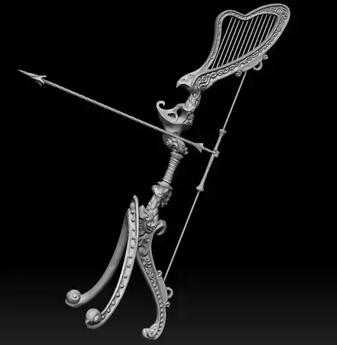 Harp bow 3d print