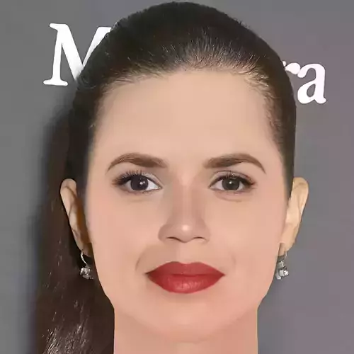 America Ferrera Head - No Hair - Low poly head for game