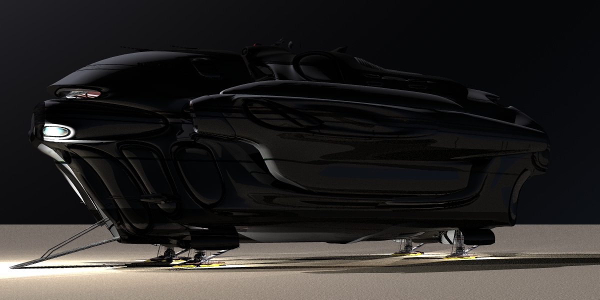 Gallactic Alliance Cargo Transport 3D model_5