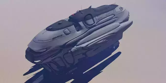 Gallactic Alliance Cargo Transport 3D model