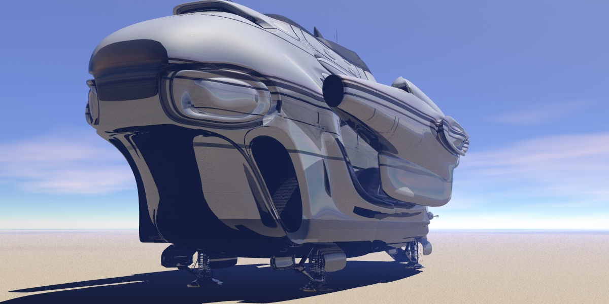 Gallactic Alliance Cargo Transport 3D model_3