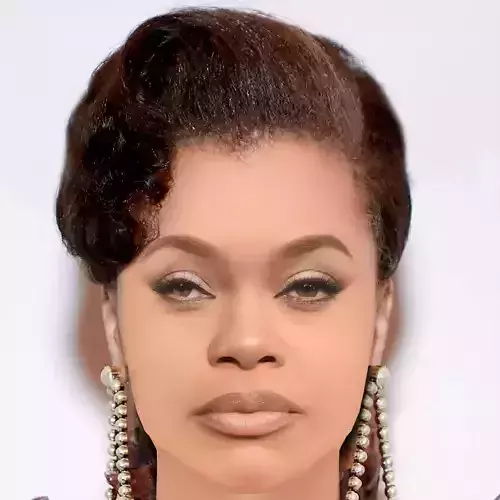 Andra Day Head - No Hair - Low poly head for game
