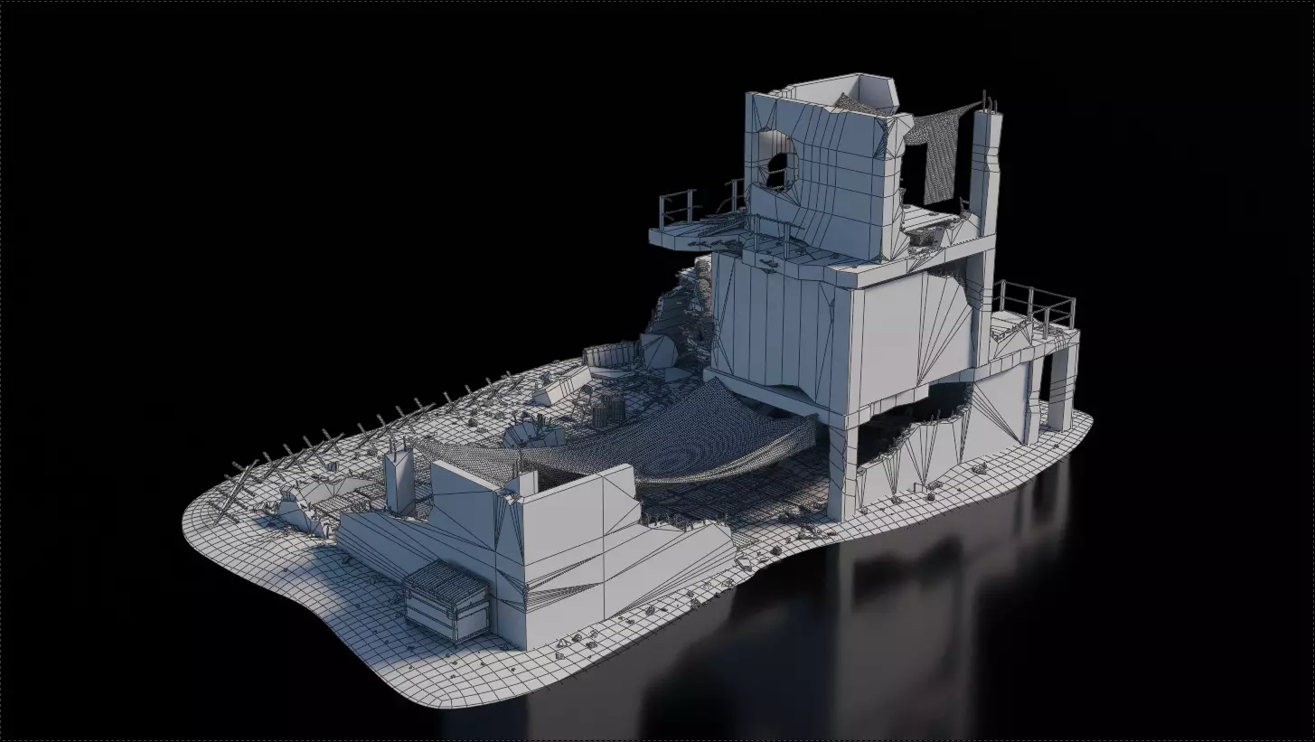 Warzone - Snipers Hideout 3D model_6