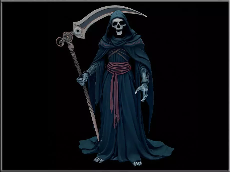 Grim Reaper 04 Low-poly 3D model
