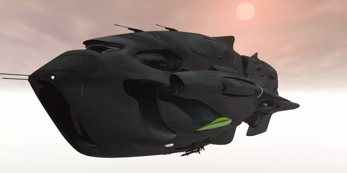 Rebel Alliance Battlecruiser 3D model